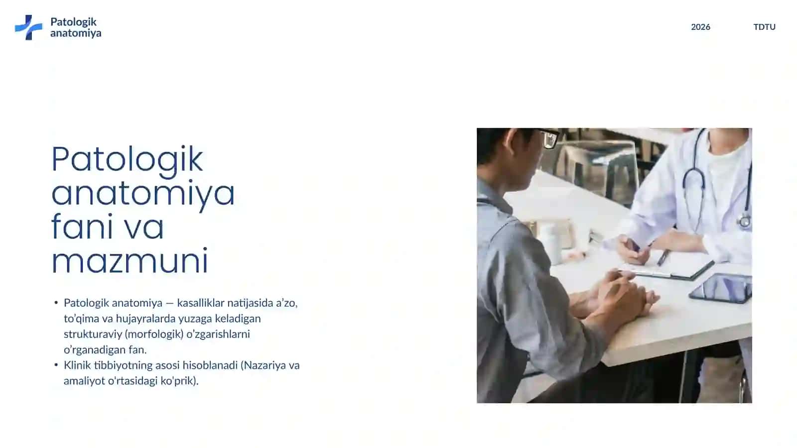 Patologik anatomiya moduliga kirish 2