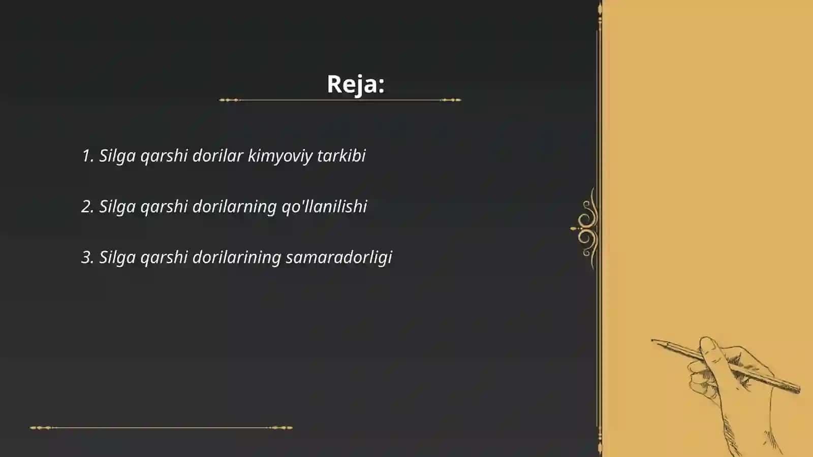 Silga qarshi dori vositalari 2