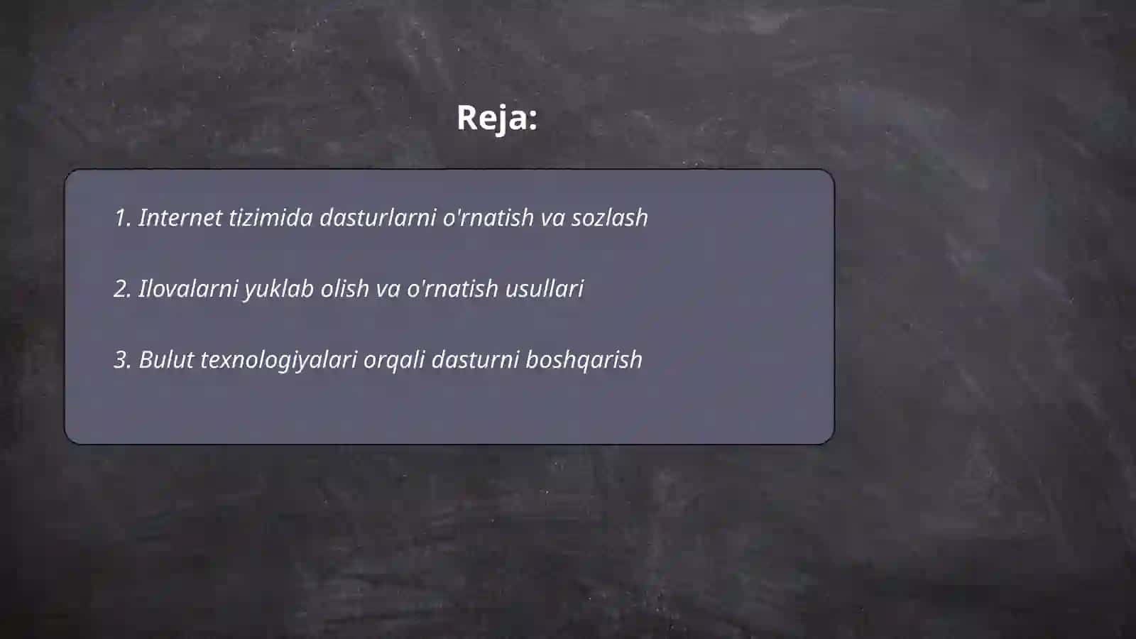 Internet tizimida Sohada oid dastur va ilovalar bilan ishlash yóllari 2