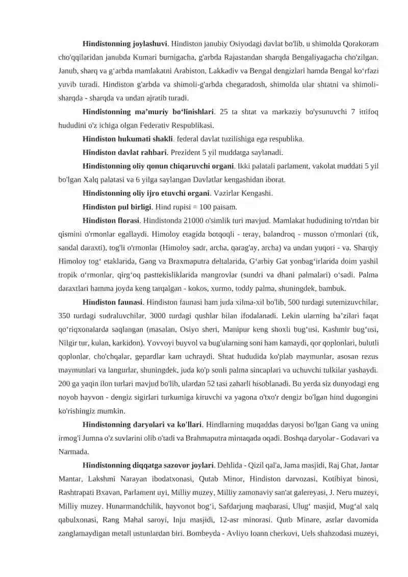 Hindistonda Davlat Boshqaruv Tizimi 2