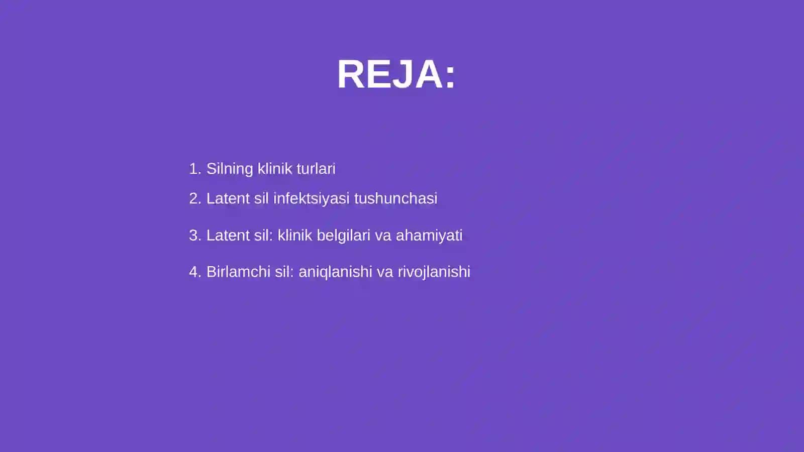 Silning klinik klassifikatsiyasi 2