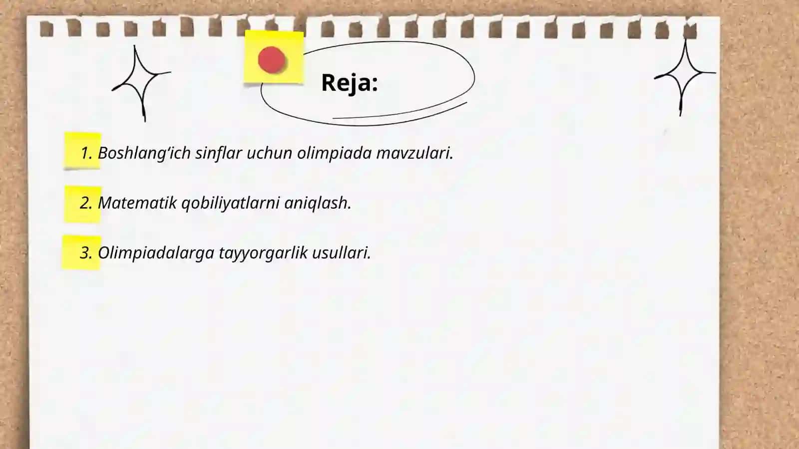 Boshlang‘ich sinflarda matematik olimpiadalar tashkil etish 2