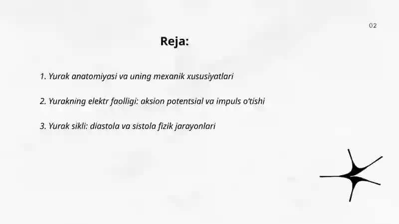 Yurak faoliyatining fizik asoslari 2
