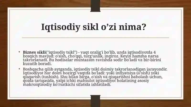 Ishbilarmonlik(biznes)sikli 2