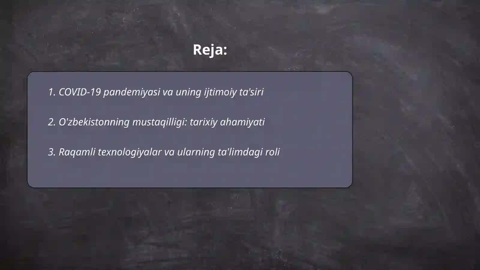 COVID-19 pandemiyasi va uning ijtimoiy ta'siri 2