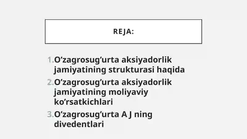 O’zagrosug’urta aksiyadorlik jamiyati 2