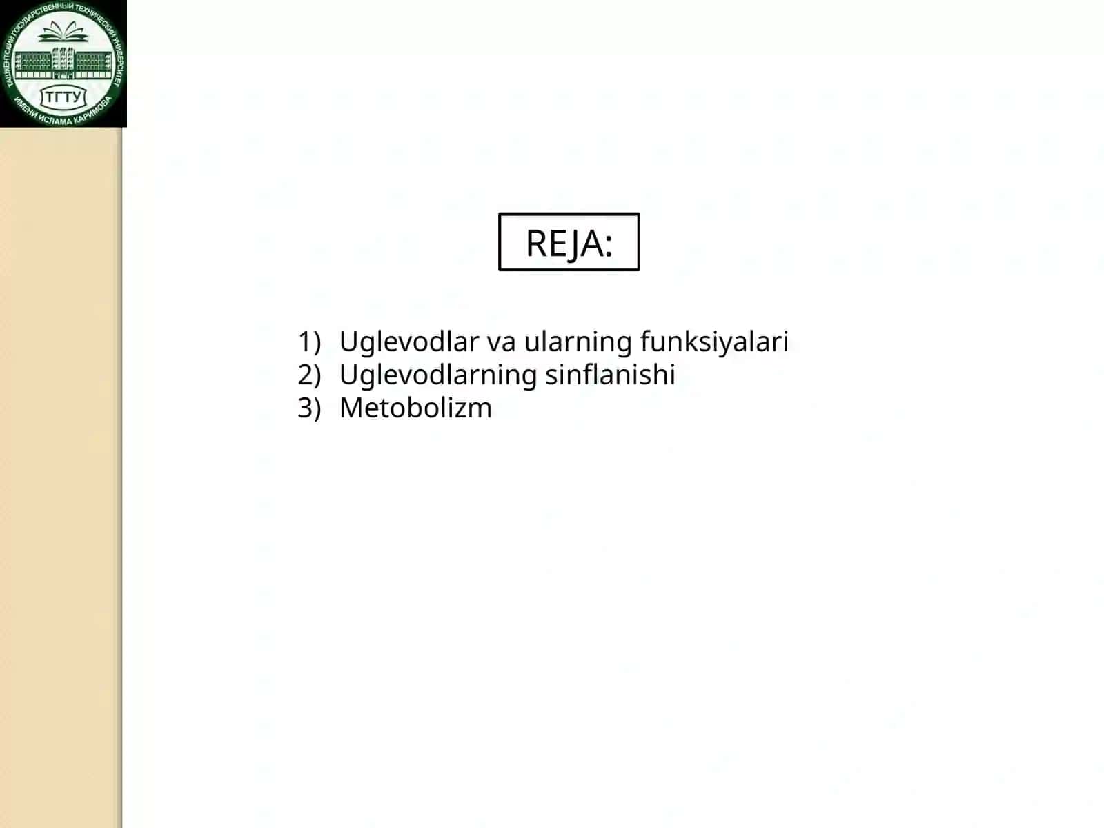 Uglevodlar almashinuvi 2