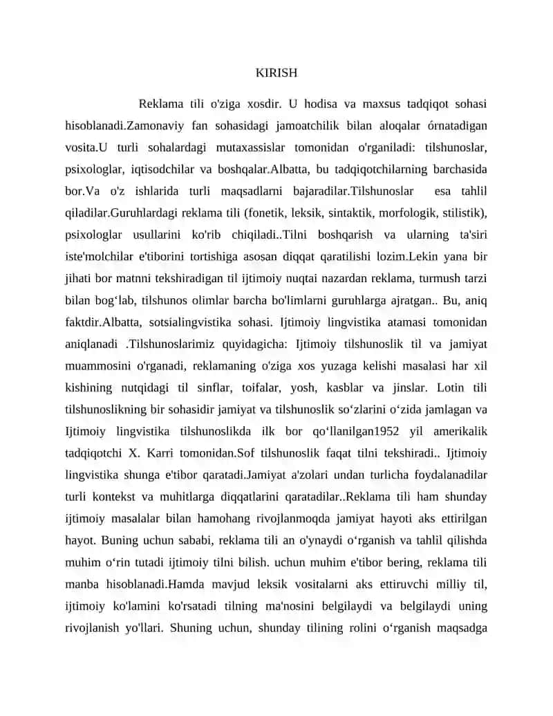 E'LONLAR VA ULARNING TARJIMASI 2