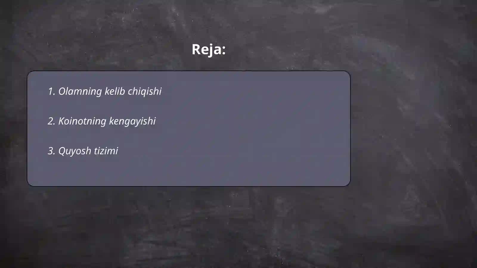 Olamning yaxlit manzarasi 2
