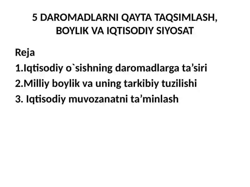 TARMOQLAR IQTISODIYOTI 2