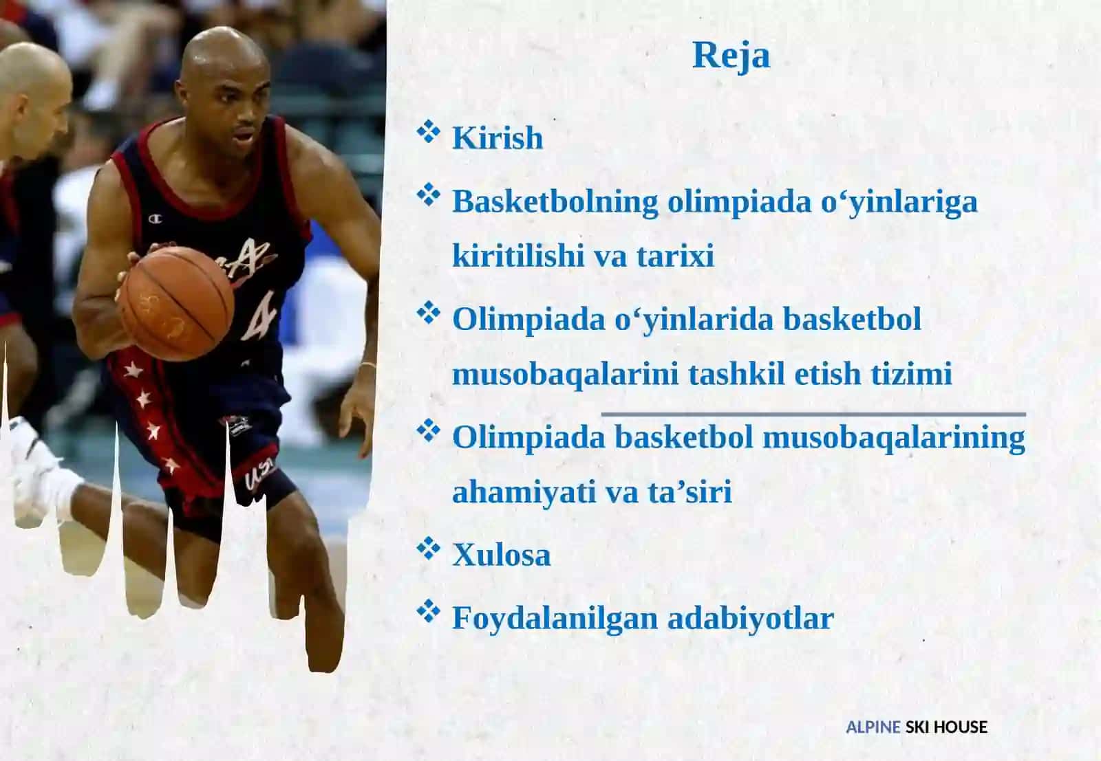 Basketbol bo‘yicha Olimpiada o‘yinlarini o‘tkazilishi 2
