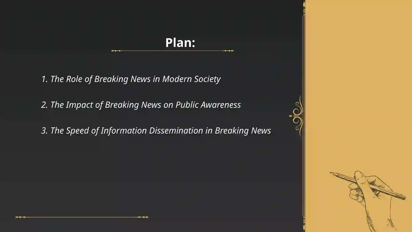 The importance of breaking news 2
