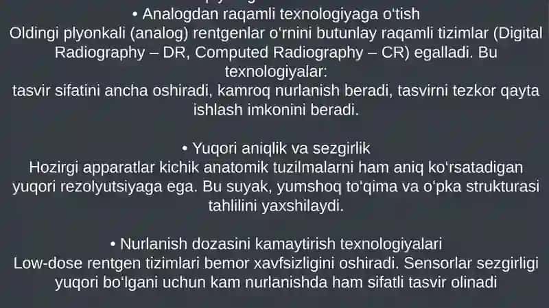 Rentgenoanatomiyada yangi texnologiyalar 2