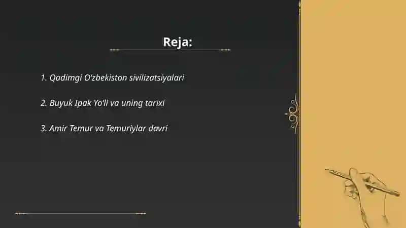 Qadimgi Oʻzbekiston sivilizatsiyalari 2