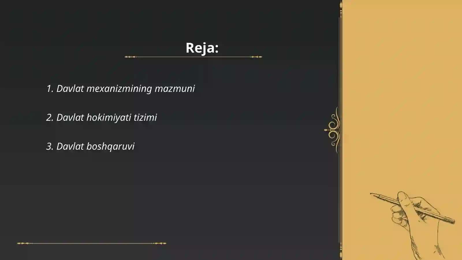 Davlat mexanizmi 2