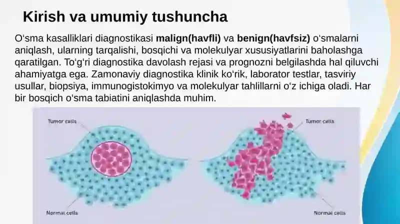 O’sma kasalliklarini diagnostika usullari 2