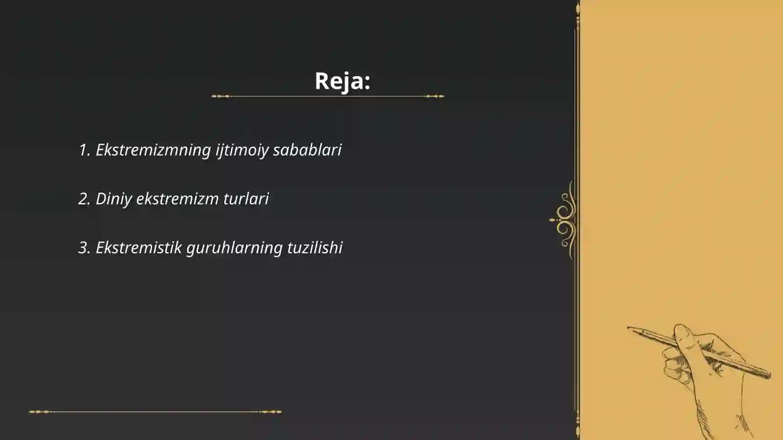 Ekstremizmni yoritish 2