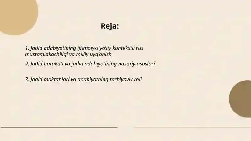 Jadid adabiyotini shakllanishi 2