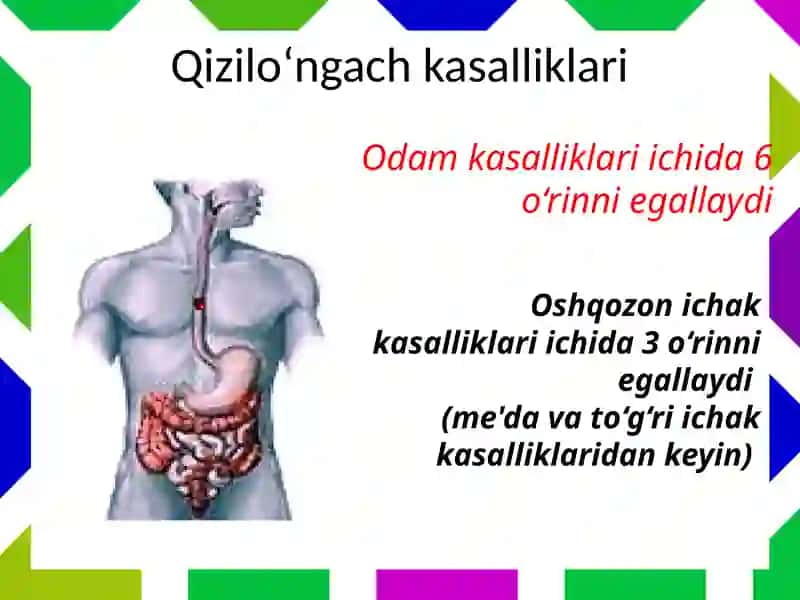 Qizilo‘ngach kasalliklari 2