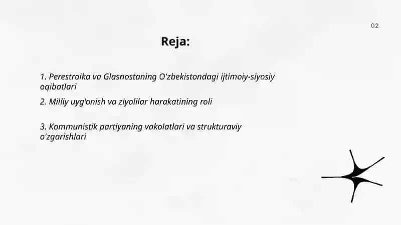 Mustaqillikka erishish arafasida. O'zbekistondagi ijtimoiy-siyosiy jarayonlar 2