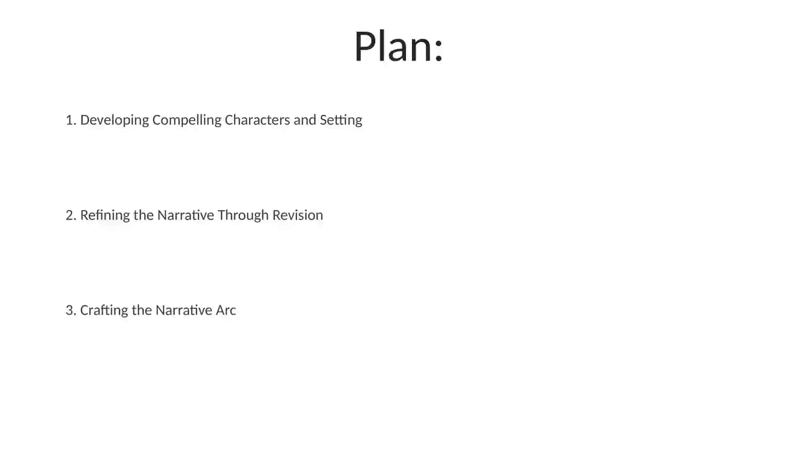 Composition of fiction 2