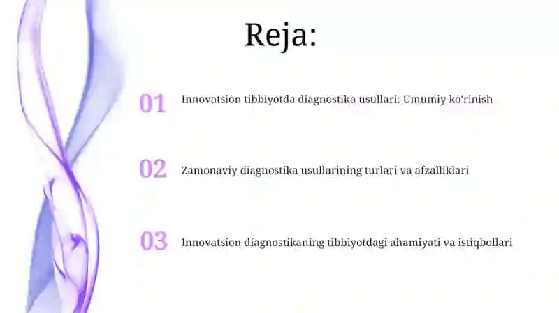 Innovatsion tibbiyotda diagnostika usullari va ularning ahamiyati 2