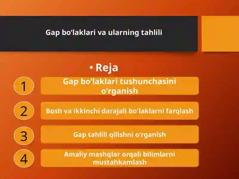 Gapbo‘laklari va ularning tahlili 2
