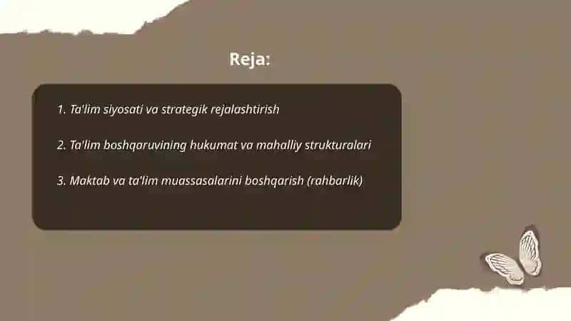 Ta'lim tizimi boshqaruvi 2