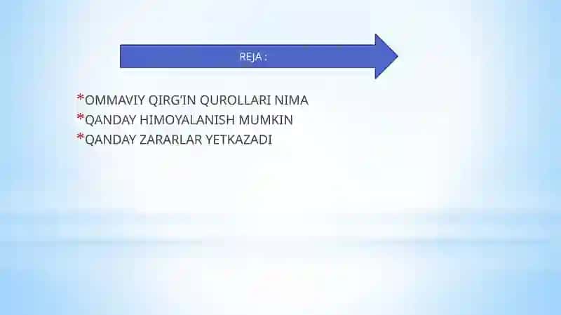Ommaviy Qirg’in Qurollaridan Aholini Himoya Qilishi 2