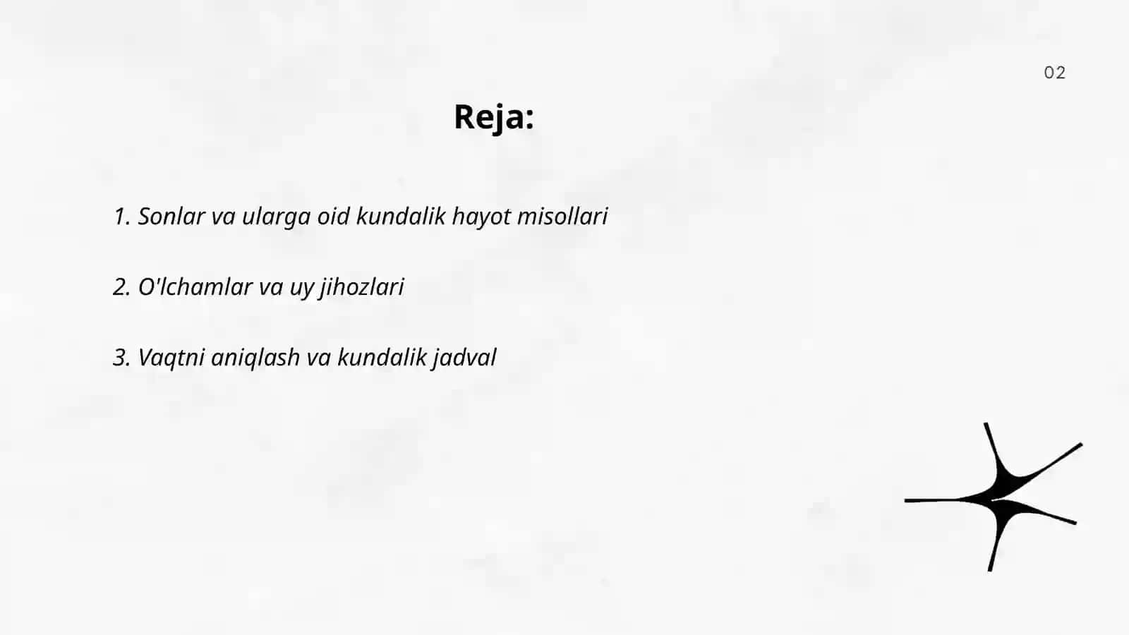 Matematika Mashg'ulotlari 2