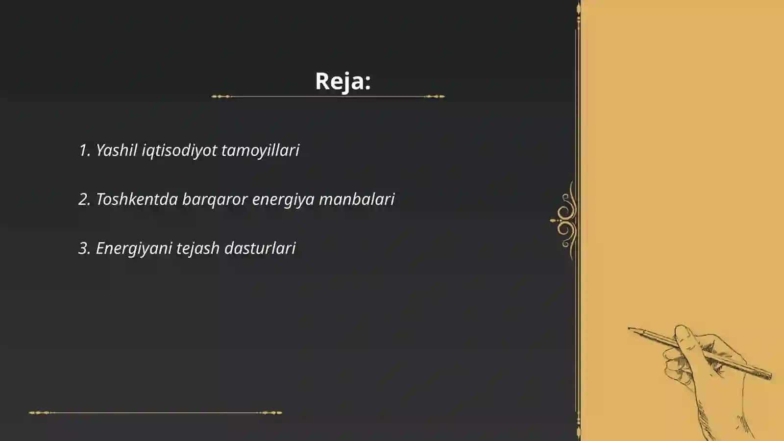 Yashil iqtisodiyot tamoyillari 2