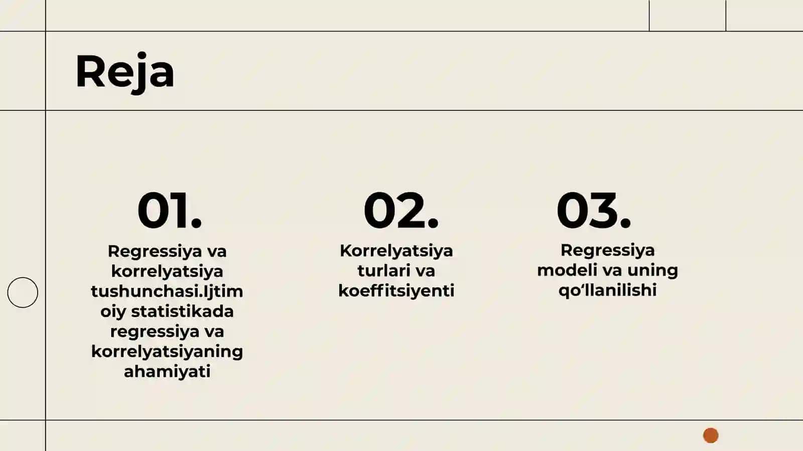 Regressiya va korrelyatsiya 2