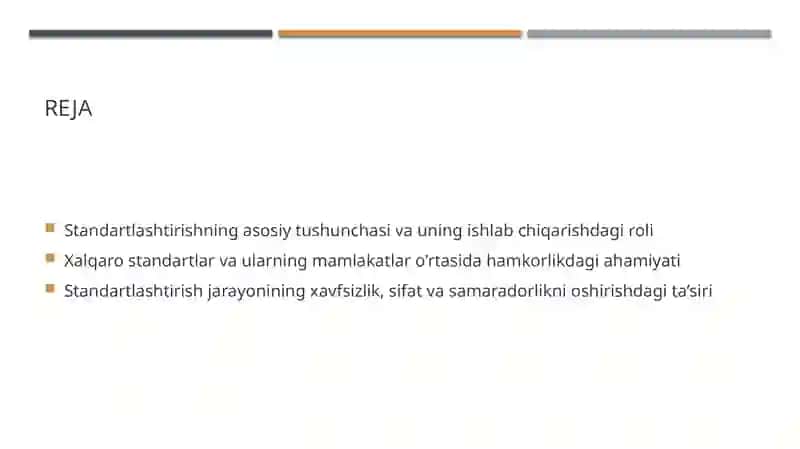 Standartlashtirish va uning ahamiyati 2