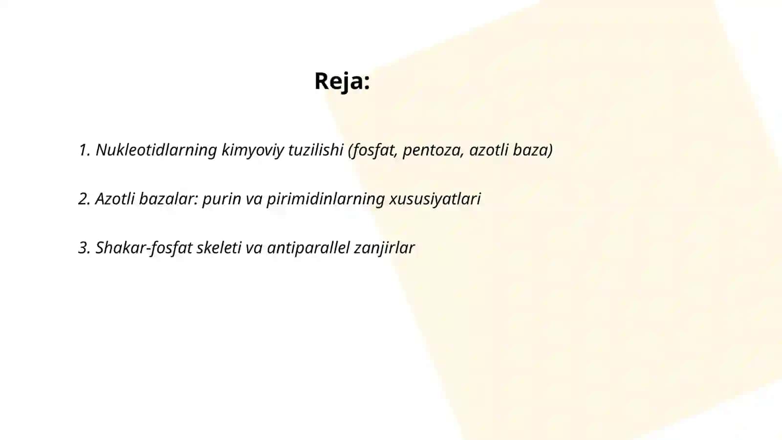 Nuklenin kislotalardin duzilisi funkciyasi 2