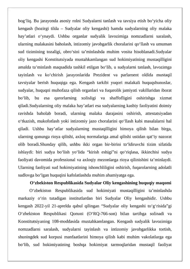 Sudyalarning oliy malaka hay’atlari 2