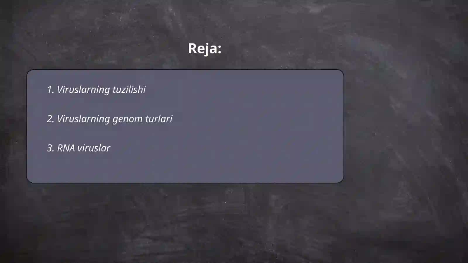 Viruslar klassifikatsiyasi 2