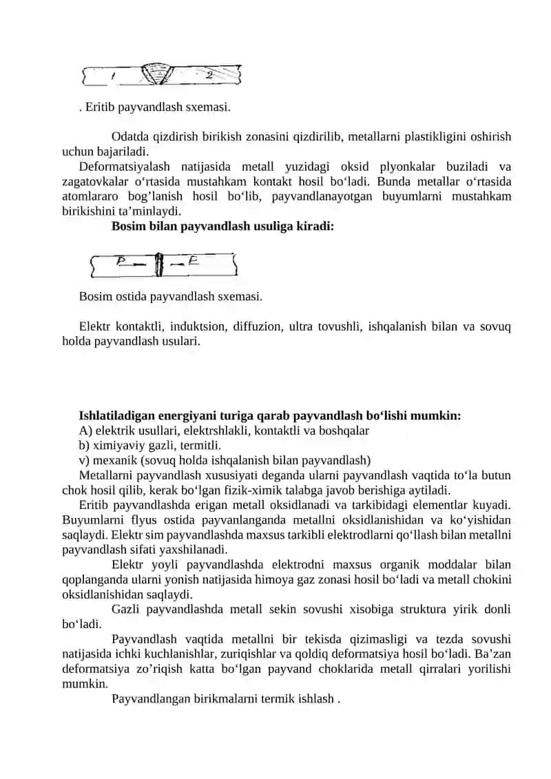 13-Amaliy mashg`ulot Metallarni payvandlash 2