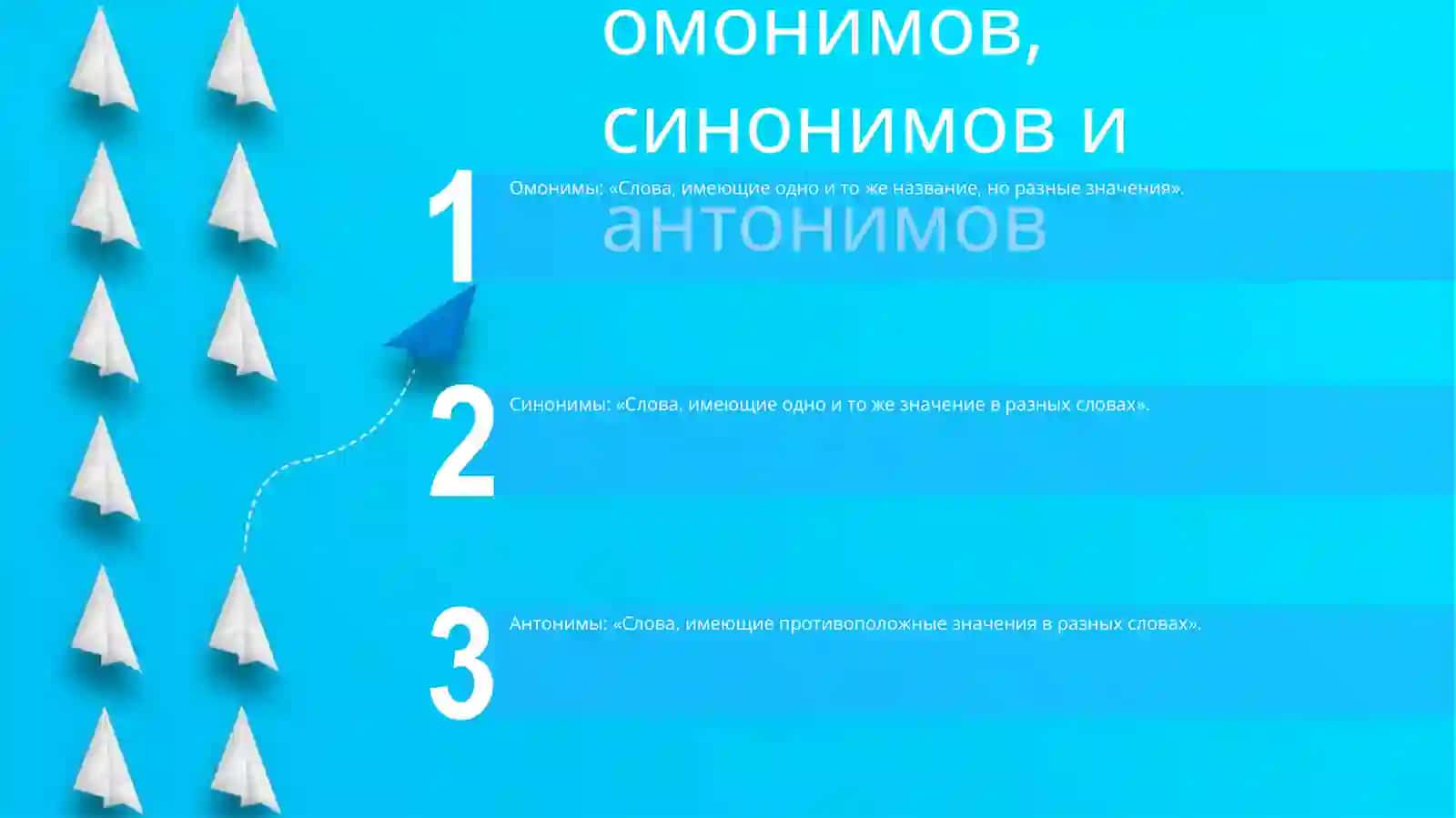 Омонимы, Синонимы, Антонимы 2