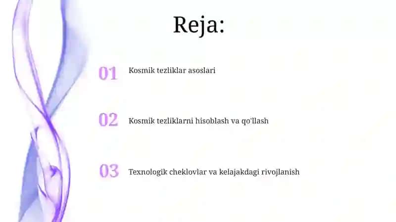 Kosmik tezlik 2