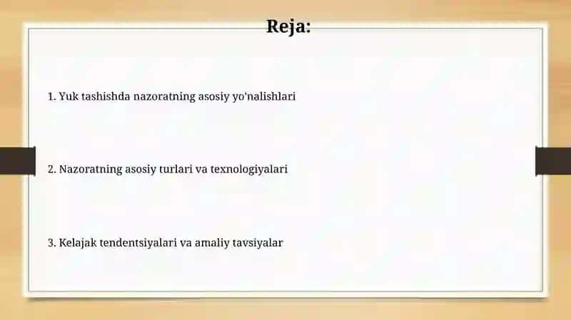 YUKLARNI TASHISHDA KONTROLLING 2