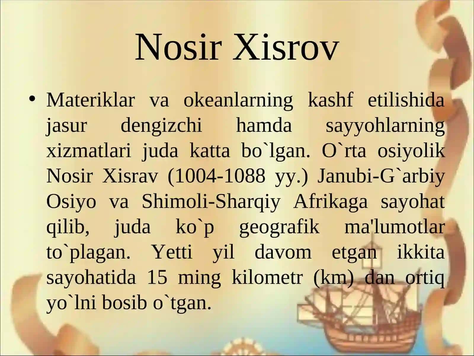 Yer yuzining kashf etilishi va o`rganilishi 2