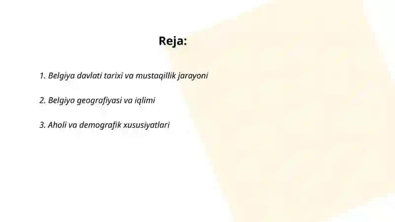 Belgiya Davlati Tarixi 2