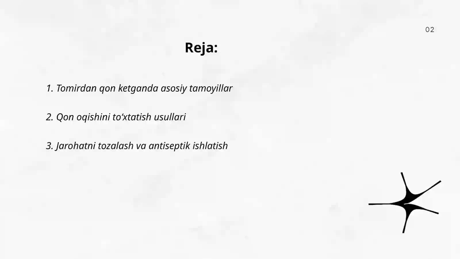 Tomirdan qon ketganda birinchi yordam koʻrsatish 2