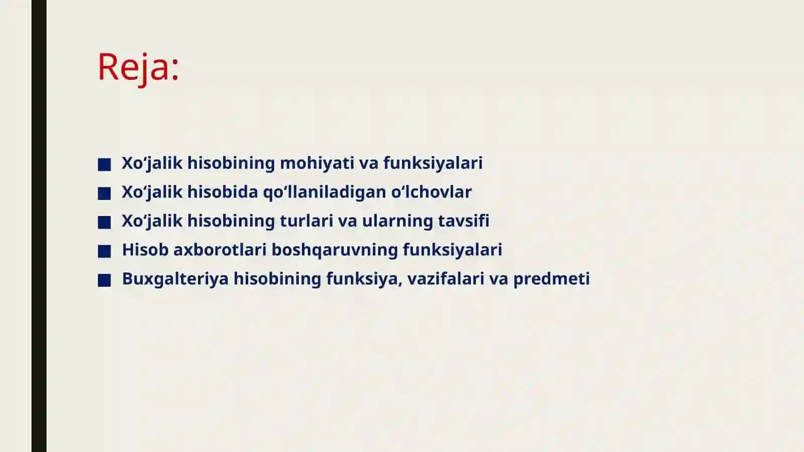 BUXGALTERIYA HISOBIGA KIRISH 2
