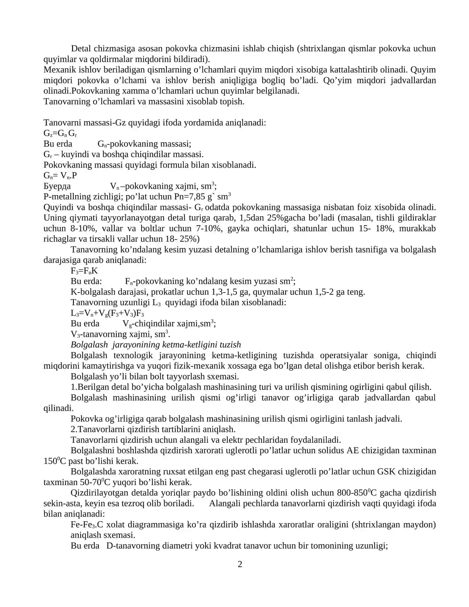 Metallarni bosim bilan ishlashning ta’siri 2