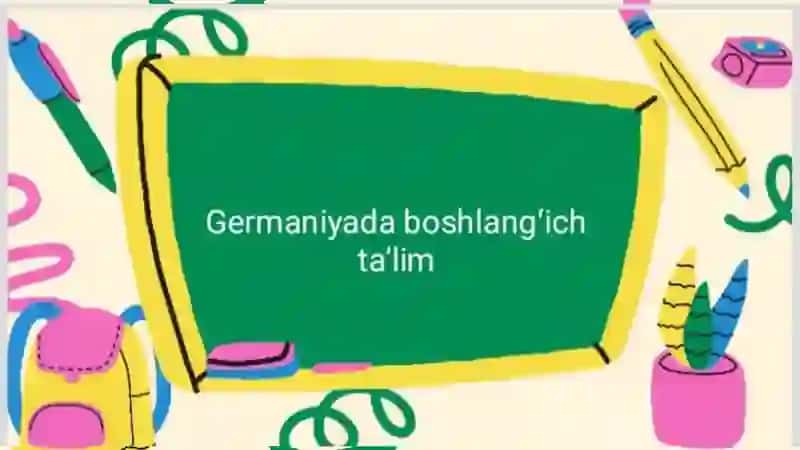 Germaniyada boshlangʻich taʼlim 2
