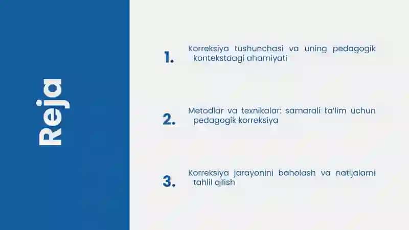 Pedagogik korreksiya 2