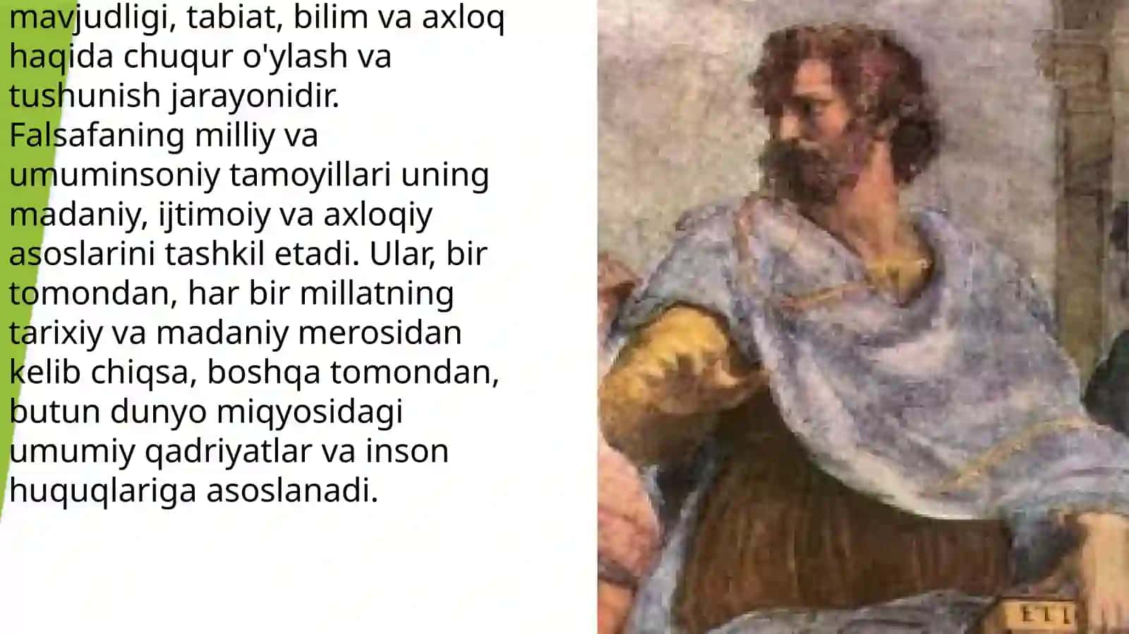 Falsafaning milliy va umumiy san'ati 2