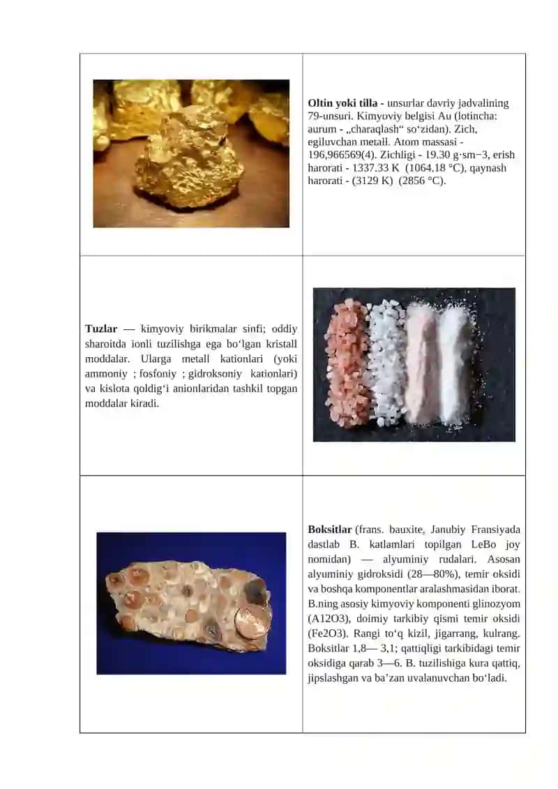 mineral jinslar 2