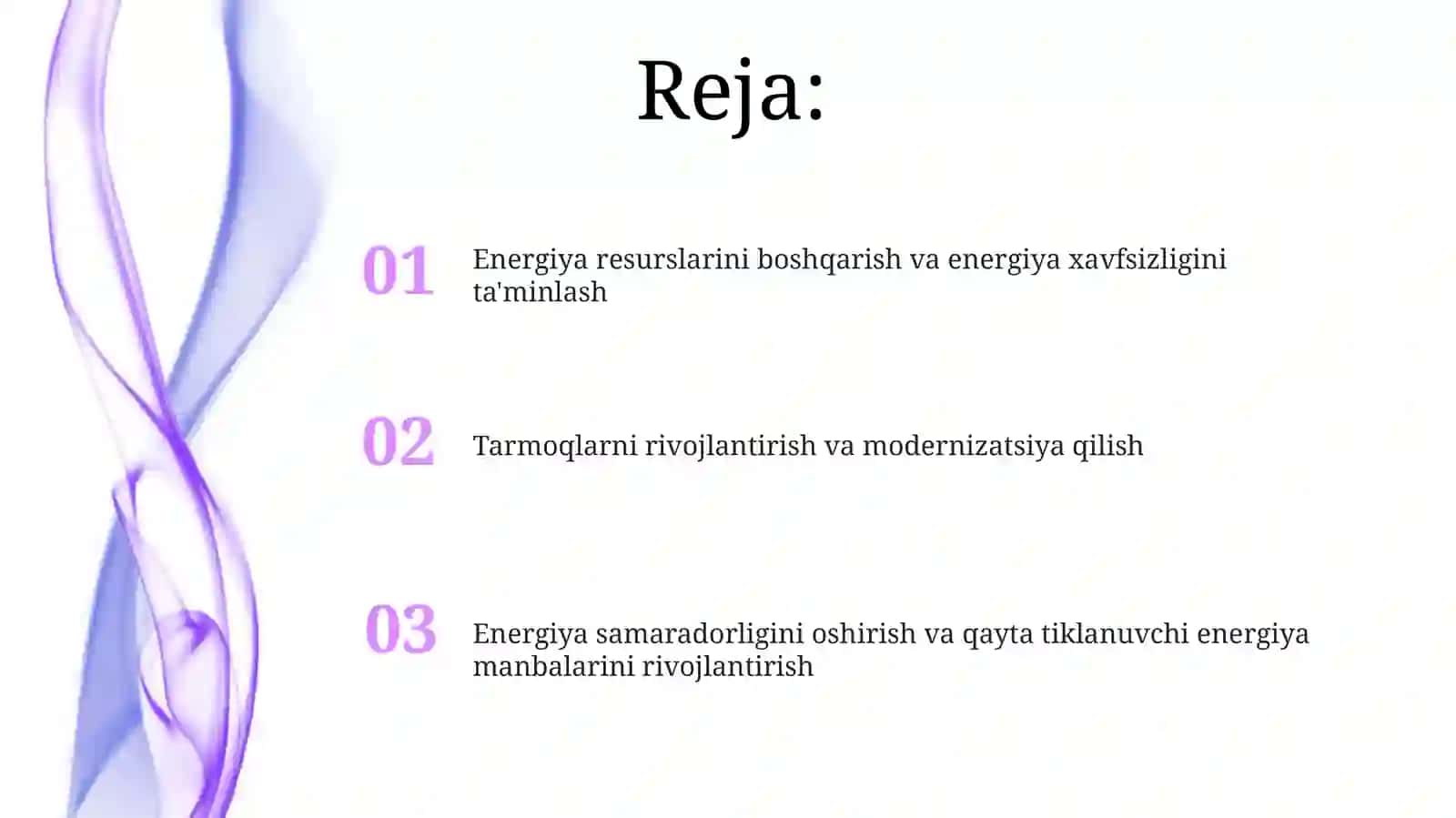 Davlat energetika vazirligi vazifalari 2